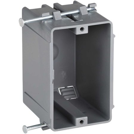 ADAMAX 1-Gang New Work Electrical Outlet Box for Residential and Light Commercial, Single Gang 22 cu in AG120